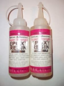 15 Minute set epoxy large pack of resin glue adhesive 250g 8.5 oz clear strong bond