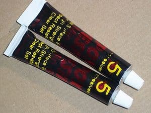 5 Minute epoxy resin glue adhesive clear fast five min cure solvent free industrial bond tube pack