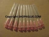 Blunt needles 18g for adhesive application to fit glue tube adapter nozzles and syringes 10 pack