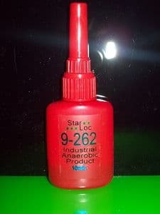 9- 262 threadlock red high strengh stud lock studlock loctite equiv StarLoc industrial adhesive glue