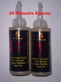 Epoxy resin glue 30 minute set epoxy resin adhesive clear set large pack 8.5 oz uk made