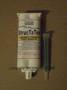Structatech toughened epoxy resin tough adhesive glue for metal carbon composite plastic grp 50ml