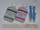 SuperAcrylate 10 min. set acrylic methacrylate glue adhesive plastic welder ABS perspex GRP Metal...