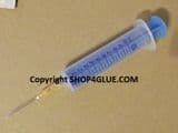 Syringe with needle 10ml chemical resistant for glues paints solvents adhesive glue applicator
