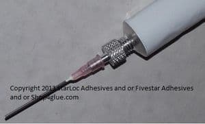 TYPE 1 Aluminium tube micro applicator nozzle for adhesives use in conservation , jewellery,modeling