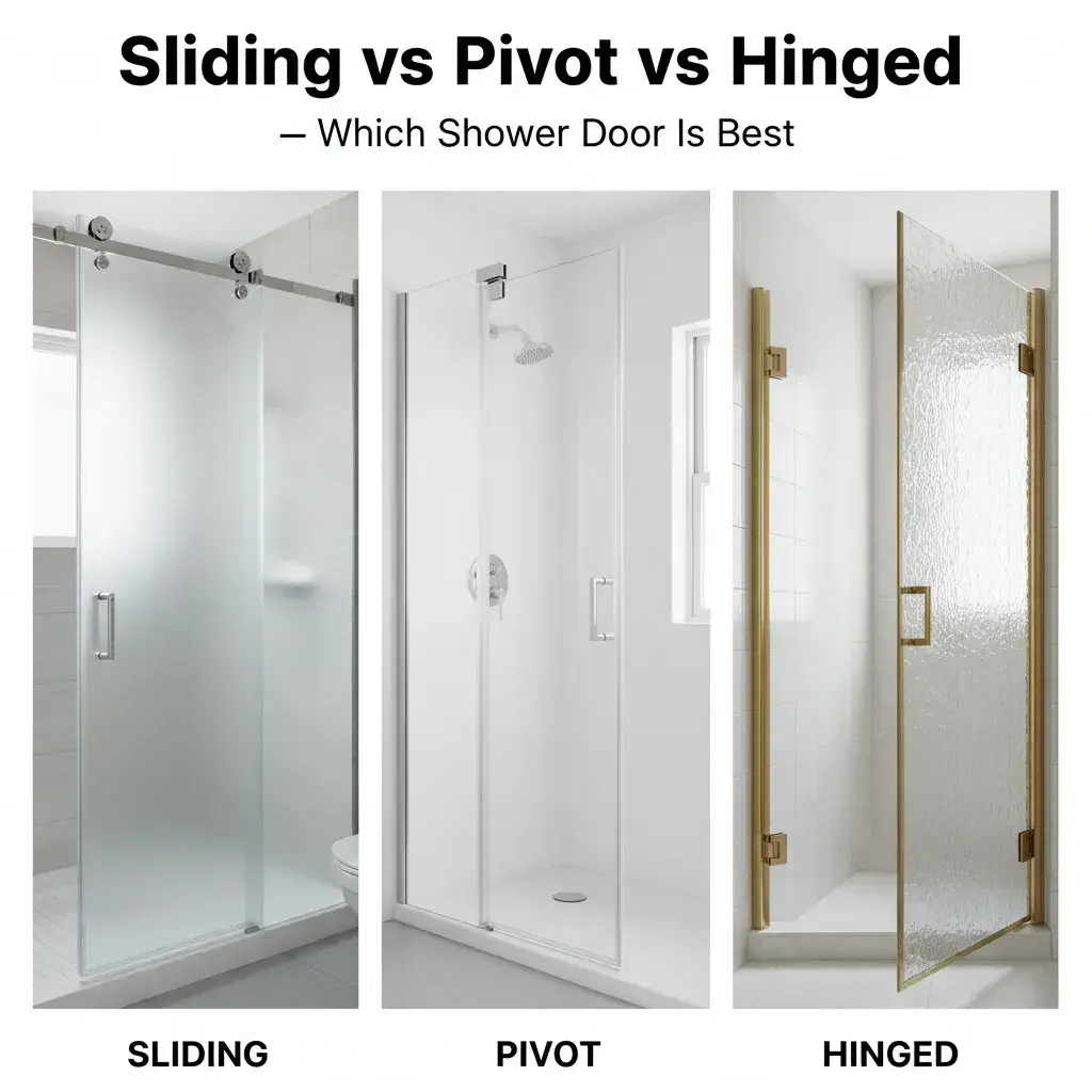 Sliding vs Pivot vs Hinged — Which Shower Door Is Best?