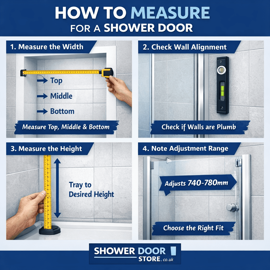 How to Measure for a Shower Door: The Complete UK Guide