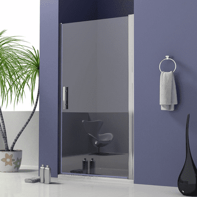 1000MM HINGED SHOWER DOORS
