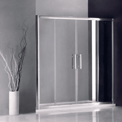 1400MM DOUBLE SLIDING SHOWER DOORS