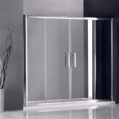 1600MM DOUBLE SLIDING SHOWER DOORS