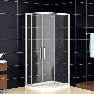 900mm x 800MM OFFSET QUADRANT SHOWER ENCLOSURES