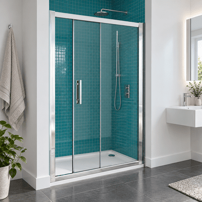 Crown 1200mm Sliding Shower Door