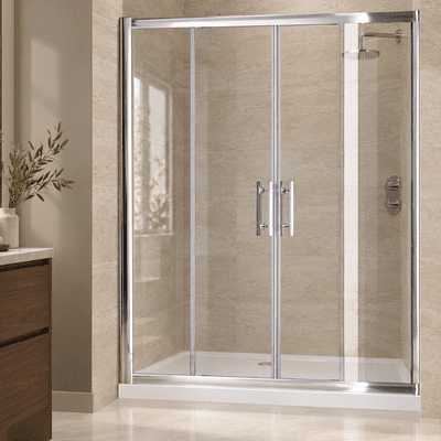 Crown 1500mm Double Sliding Shower Door