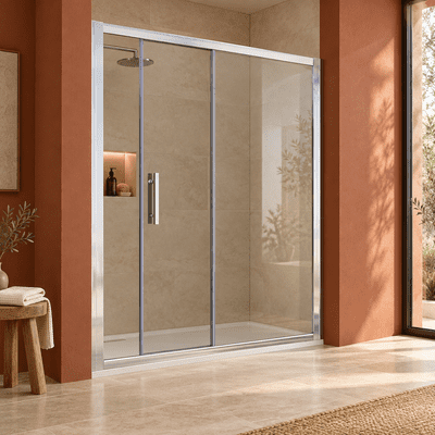 Crown 1600mm Sliding Shower Door