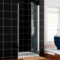 Crown 700mm Frameless Hinged Shower Door