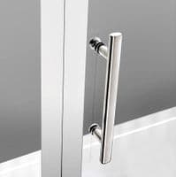 Crown 760mm Frameless Hinged Shower Door