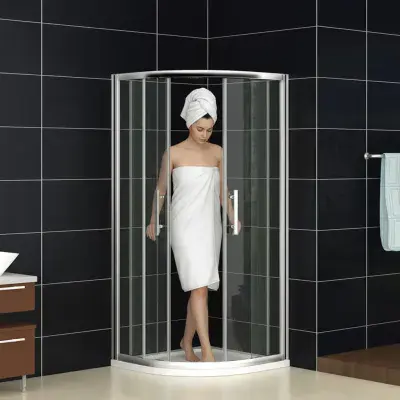 Crown 760mm Quadrant Corner Shower Enclosure