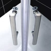 Crown 900mm Quadrant Shower Enclosure  Sliding Doors  6mm Glass
