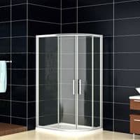 Crown 900mm x 760mm Offset Quadrant Corner Shower Enclosure