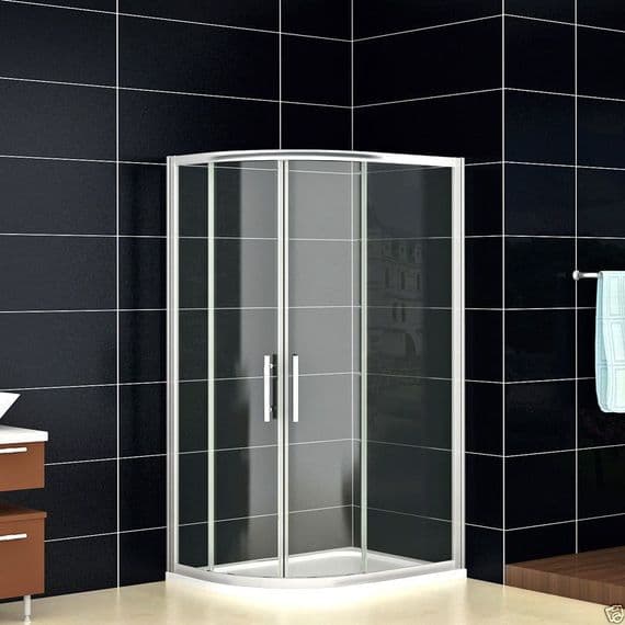 Crown 900mm x 760mm Offset Quadrant Corner Shower Enclosure