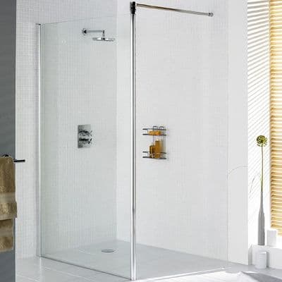 Lakes 8mm Wet Room Screen including Bracing Arm