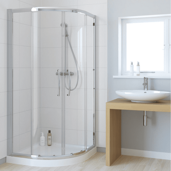 Lakes Classic Offset Quadrant Shower Enclosure 1000 x 800 Double Door