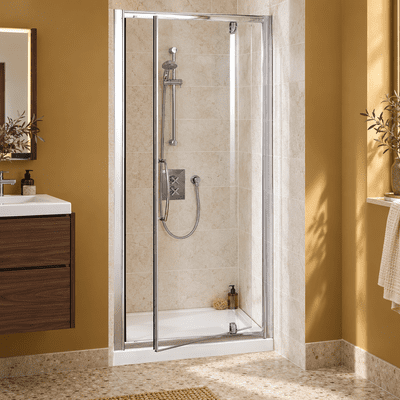 Lakes Semi- Frameless 800mm Pivot Door