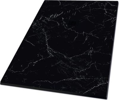 Black Marble Effect Shower Tray | Anti-Slip | Anti-Bacterial  | Rectangular Various Sizes