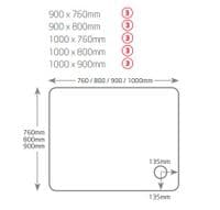 Jt40 Fusion 1000mm x 800mm Low Profile Tray with 4 Upstands
