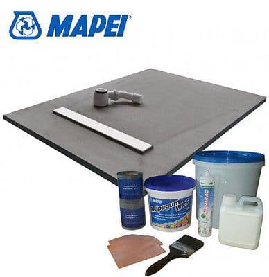 Linear Wet Room Shower Tray Kit (Mapei)