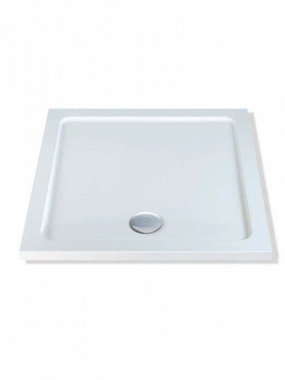 MX Durastone 1000mm x 1000mm Square Low Profile Shower Tray XFO