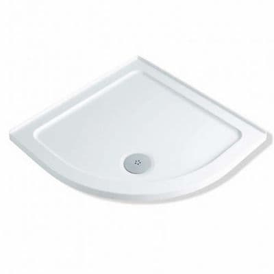 MX Durastone 800mm x 800mm Low Profile Quadrant Shower Tray with Upstands XGD