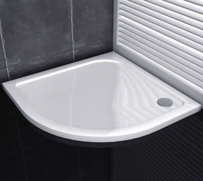 Premium Low Profile 900mm x 900mm Stone Resin Quadrant Shower Tray