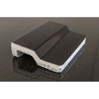 Premium Low Profile Gloss Black Stone Resin Square Shower Tray