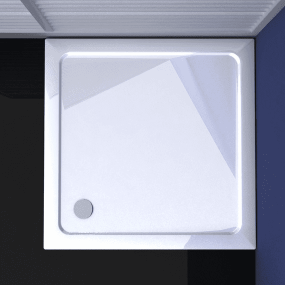Premium Low Profile Gloss White  760 mm x 760mm Square Shower Tray