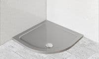 Premium Low Profile Silver Stone Resin Quadrant Shower Tray