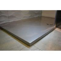 Premium Low Profile Silver Stone Resin Rectangular Shower Tray