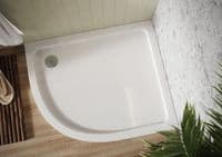 Scudo Eco-Stone Low Profile Offset Quadrant  Shower Trays - LEFT HAND