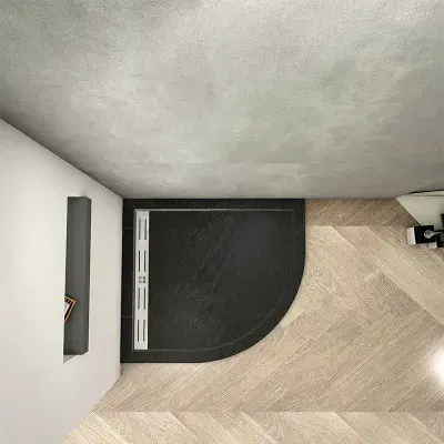 Slate Effect Shower Trays