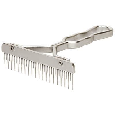 Mini Fluffer Comb Aluminum Handle
