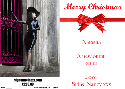 Christmas voucher offer  £50-£500