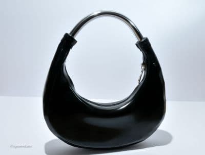 Latex half moon bag