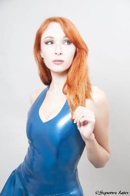 Latex Halter Top