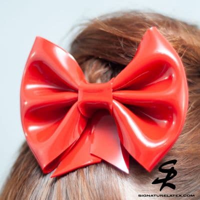 Latex large hair bow
