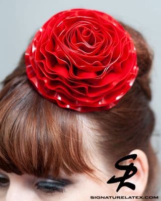 Latex Large hair flower