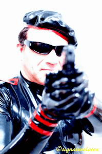 Latex Military Beret