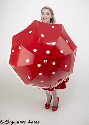 Latex Polka dot umbrella