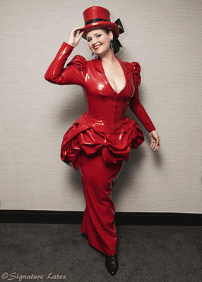 Latex Victorian Outfit
