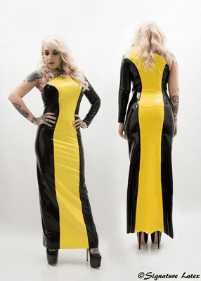 Single Sleeve Long  Dress