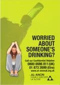 UK103 Worried About Someone's Drinking?  A4 poster